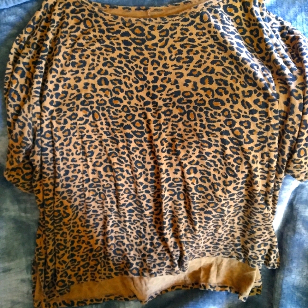 Leopard dressy shirt